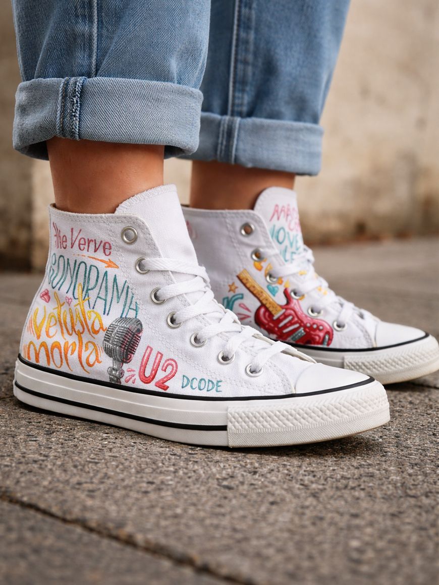 converse pintadas a mano personalizadas
