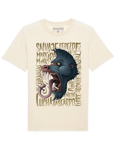 'BABOON' Vintage white